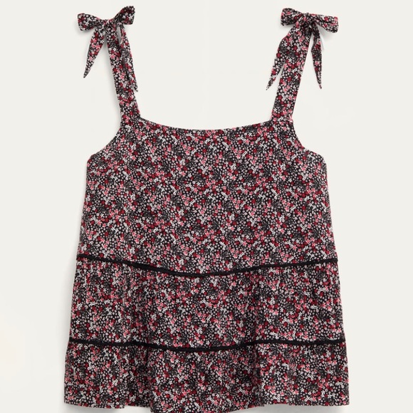 NWT. Molly & Isadora Bow Tie babydoll tank. Size 0x. - Picture 1 of 6